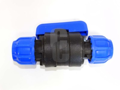 Нови предложения Кран ПЕ черен - ф25